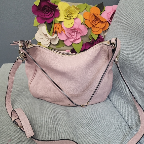 KATE SPADE LIGHT PINK LEATHER SHOULDER / HANDBAG - Picture 2 of 10